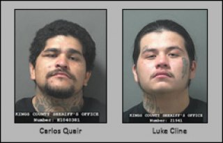 Suspects Luke Cline and Carlos Quair